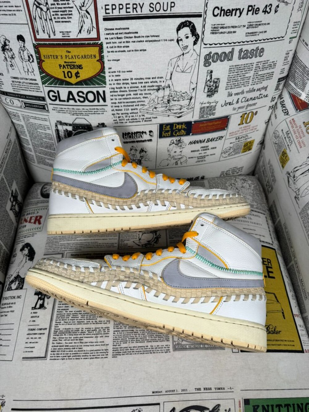 Union LA x Bephie's Beauty Supply x Air Jordan 1 Retro OG SP FD2565-100 Men Sz13 - Picture 7 of 9
